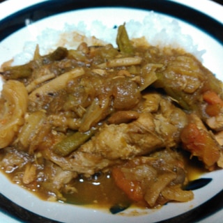 野菜たっぷりチキンほろほろカレー